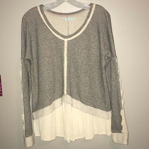 Gray Maurice’s sweater